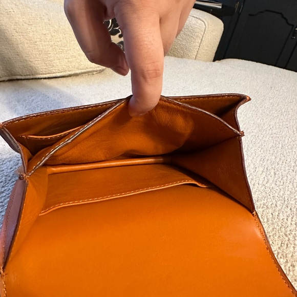 Hermes Orange Constance Leather Crossbody Bag - Picture 8 of 12
